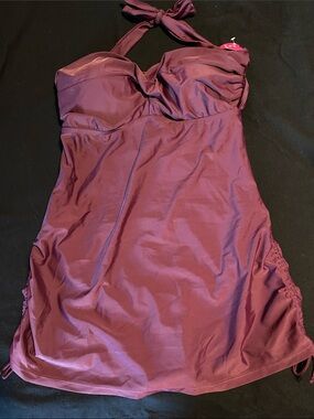 NWT Women’s Love my Curves halter swim dress